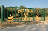 Buck Valley Ranch Front Gate